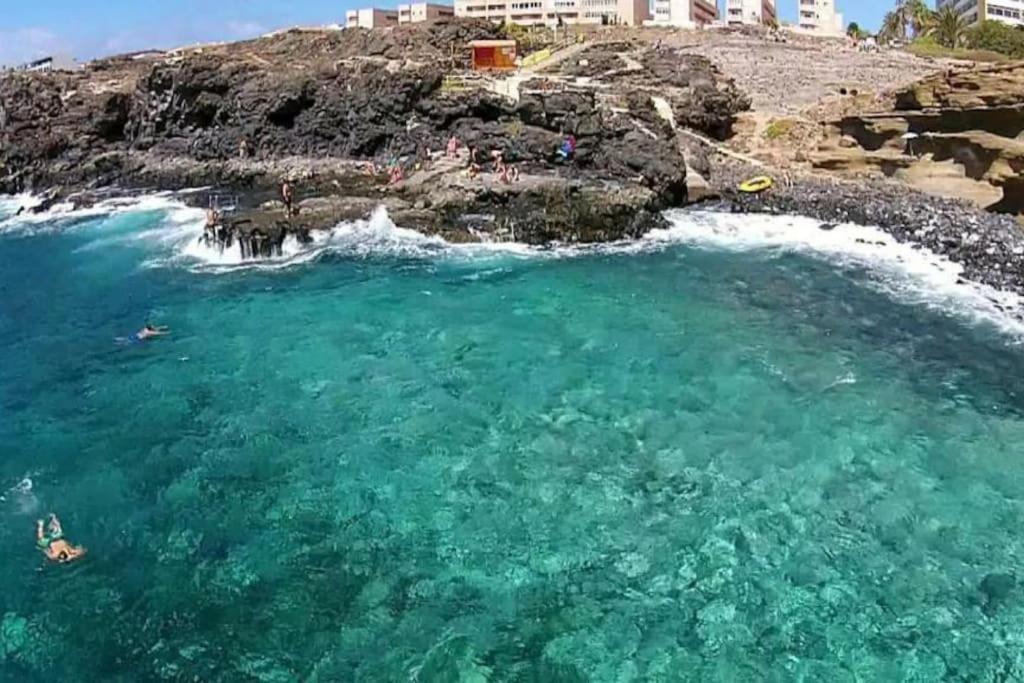 Amazing Seaview Balcon Del Mar Glass Veranda Costa Del Silencio Zewnętrze zdjęcie